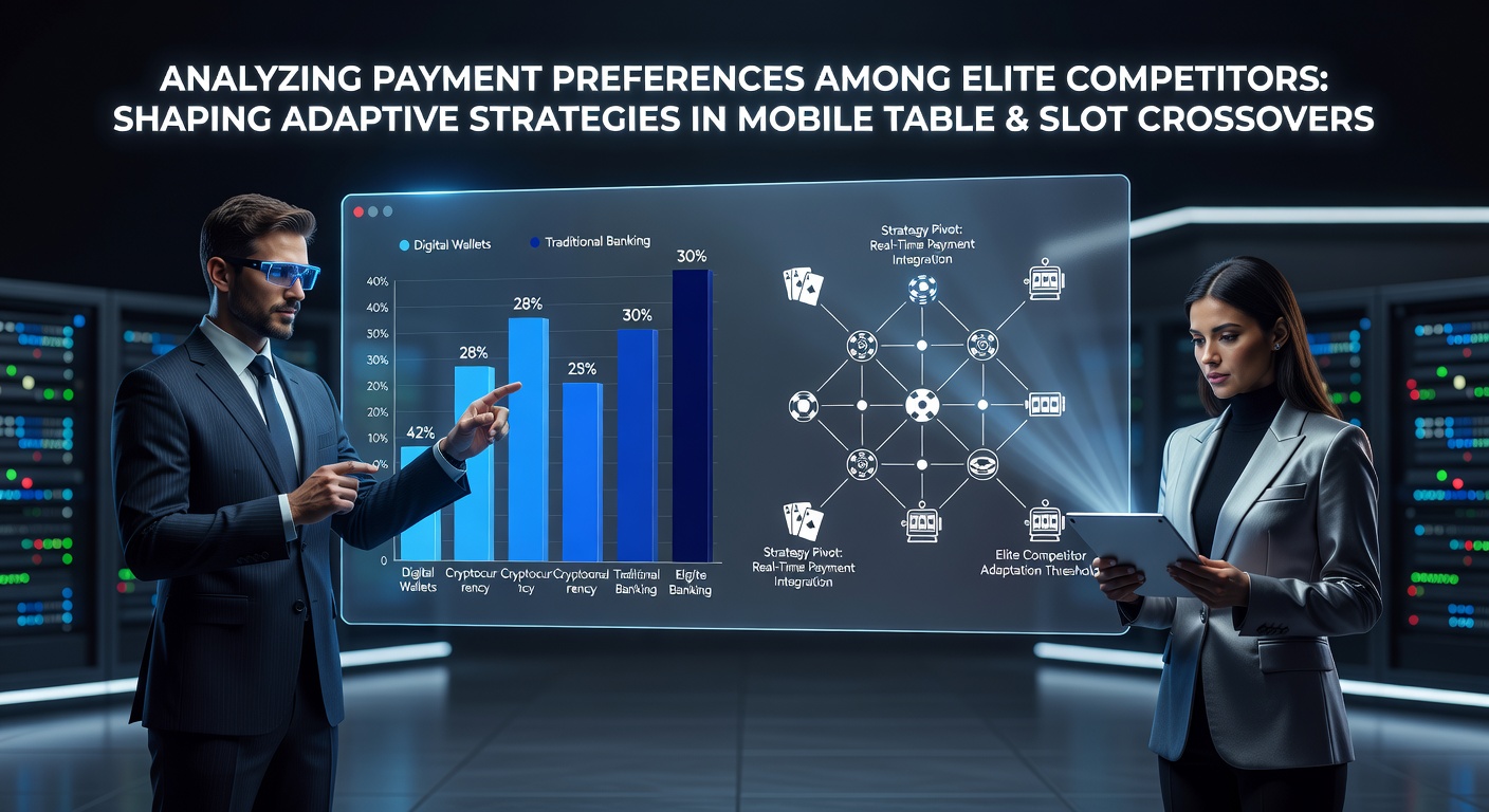Mobile casino interface showing payment options for table games and slots crossover play