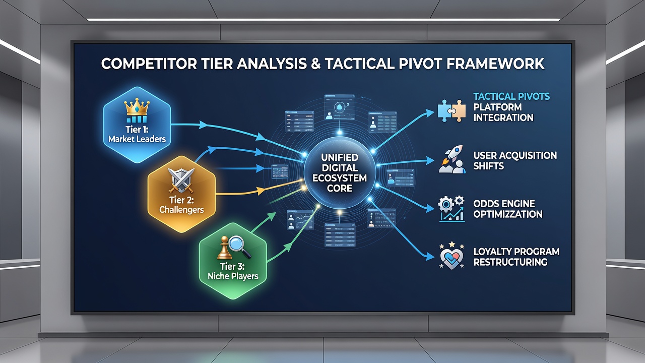 Player migration visualization between tier levels and game format transitions in digital gambling ecosystems