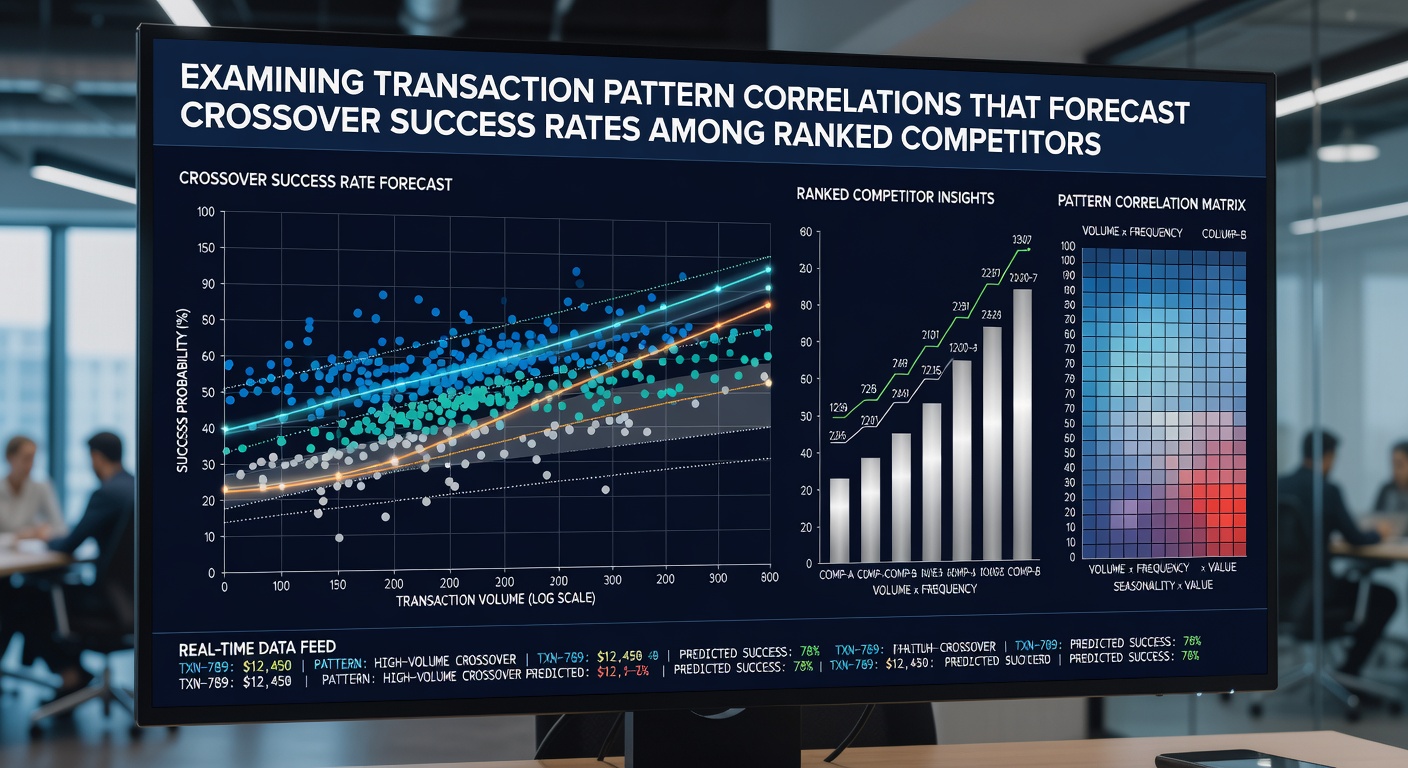 Heatmap illustrating success rate correlations between deposit patterns and game-type transitions for ranked competitors