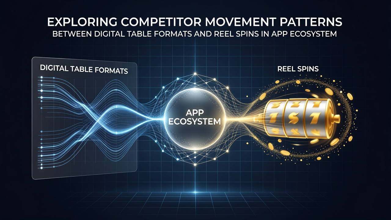 Infographic of app ecosystem flows between table and slot formats