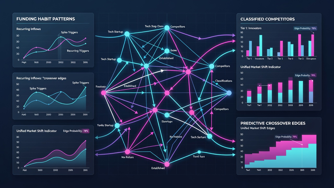 Analytics dashboard displaying crossover success rates tied to funding timing in digital casino environments